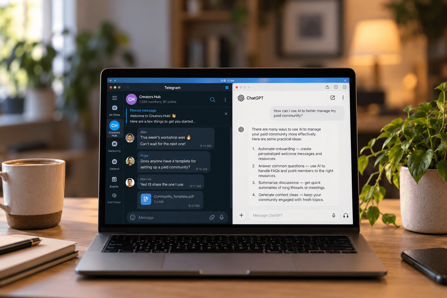 How to Use AI to Grow and Manage Your Paid Community
